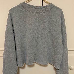 Grey crew neck